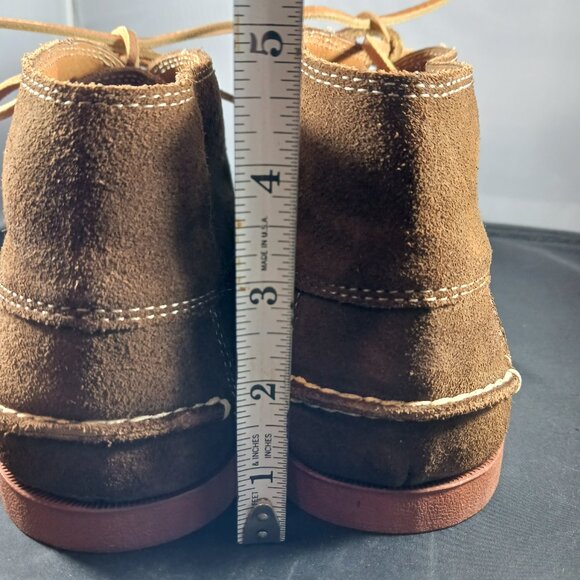 Lands' End Brown Suede Chukka Boots Men's size 10M - Picture 7 of 12